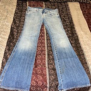 7 for All Mankind Light Blue Jeans.